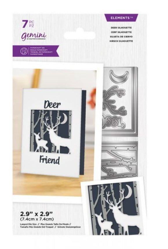 Gemini Elements Die - Deer Silhouette