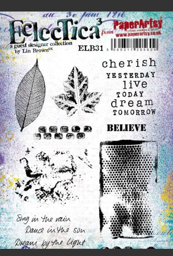 Eclectica Lin Brown 31 A5 Stamp Set (ELB31) PaperArtsy