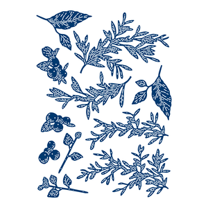 Tattered lace 3D Decoupage Watercolour Foliage (465997)