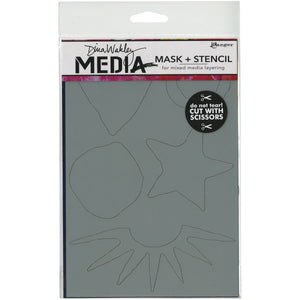 Ranger - Dina Wakley Media Mask +stencil - The basics