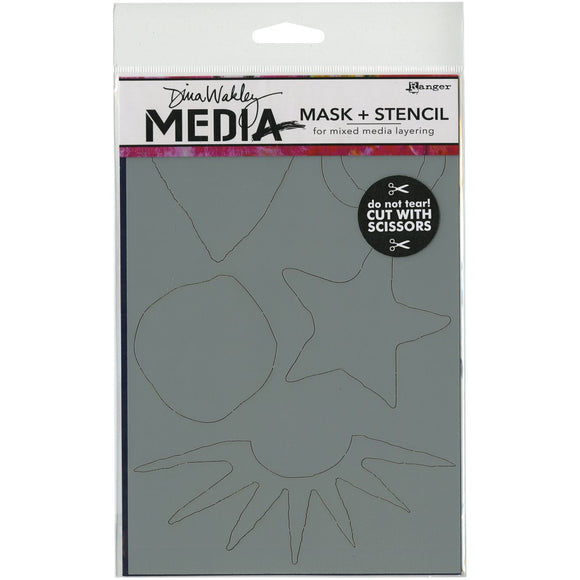 Ranger - Dina Wakley Media Mask +stencil - The basics
