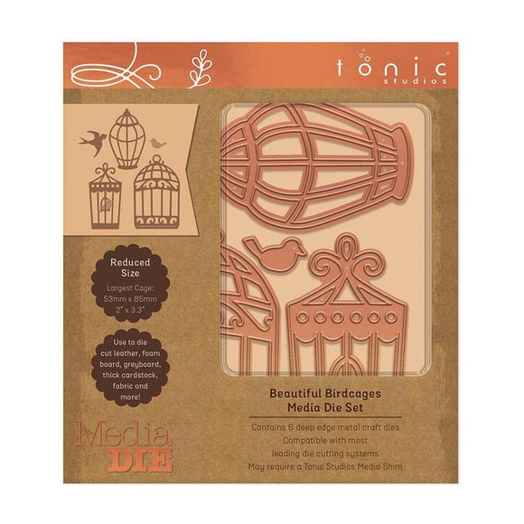 Tonic Studios - Media Die - Beautiful Birdcages Media Die Set - 2650E