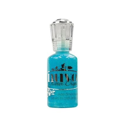 Nuvo - Glitter Drops - Blue Lagoon - 753n