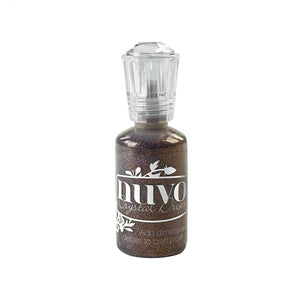 Nuvo - Glitter Drops - chocolate fondue- 764n
