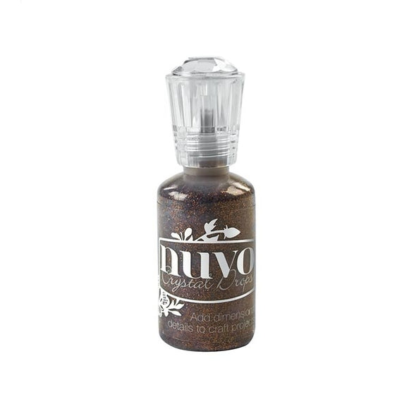 Nuvo - Glitter Drops - chocolate fondue- 764n