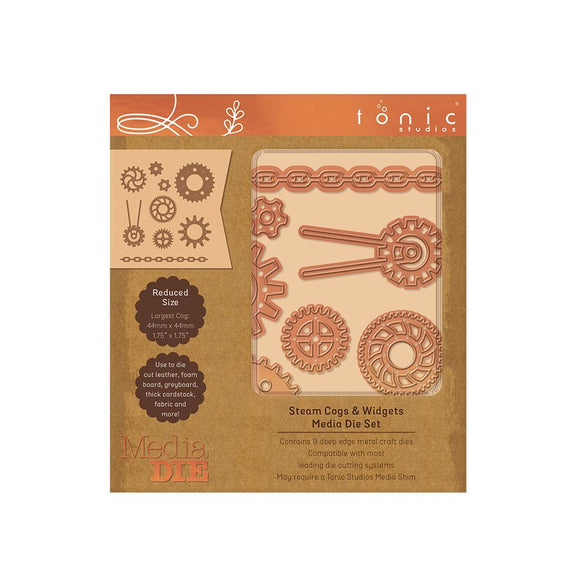 Tonic studio Media Die Set - Steam & Cogs - 2328E