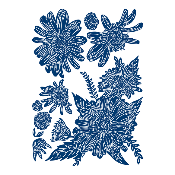 Tattered lace Large Daisy 3D Decoupage die  (460179)