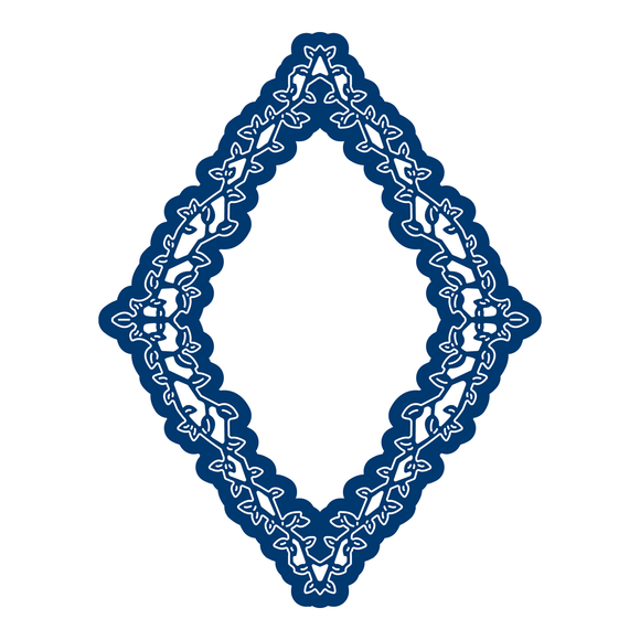 Tattered lace Engaging Elements Diamond Frame die (TLD0368)