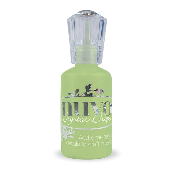 Nuvo - crystal drops - gloss apple green - 669n
