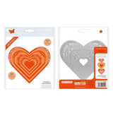 Tonic Studios - Essentials - Mixed Heart Layering Die Set - 2551E