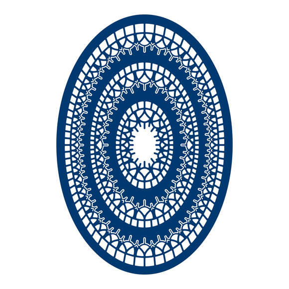 Tattered lace Lacy Layers Ovals (ETL76)