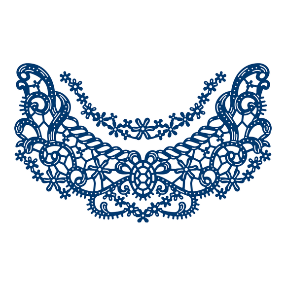 Tattered lace Lace Neck Collar 3 die (436634)