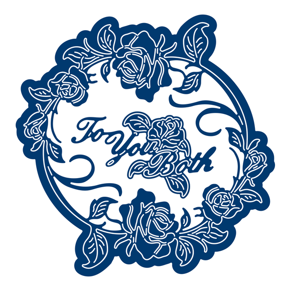 Tattered lace Rose Posy die  (ETL447)