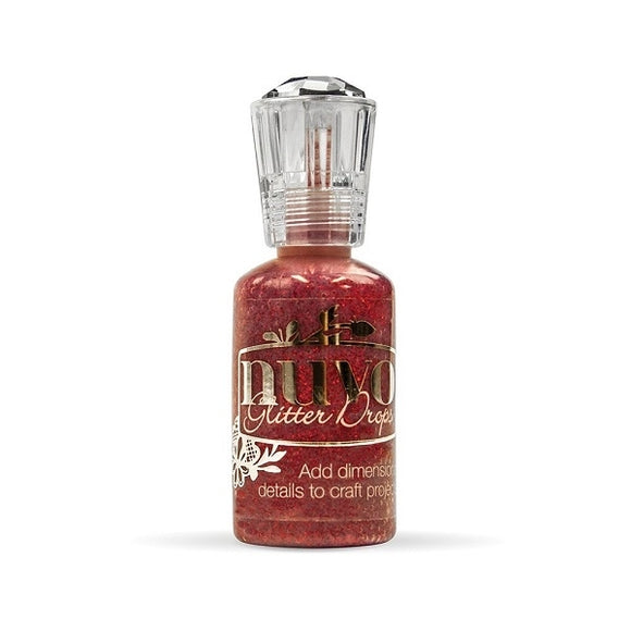Nuvo - Glitter Drops - ruby slippers - 752n