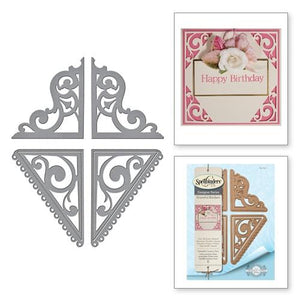 Spellbinders Graceful Corners Two Card Creator Amazing Paper Grace by Becca Feeken (S4-747)