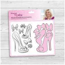 stamps by chloe fabulous shoe stamp and die collection