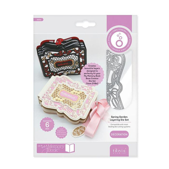 Tonic Studios - My Memory Book - Spring Garden Layering Die Set - 3023e