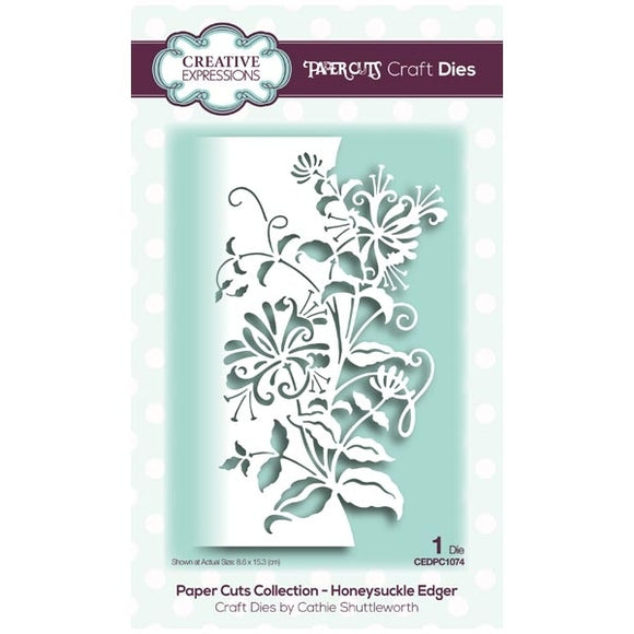 CREATIVE EXPRESSIONS DIE HONEYSUCKLE EDGER | PAPER CUTS COLLECTION