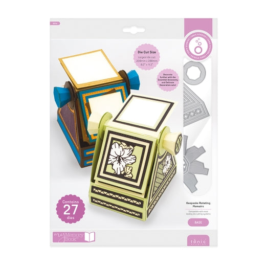 Tonic Studios - Keepsake Rotating Memoirs - Delicate Decoration Die Set - 3013E